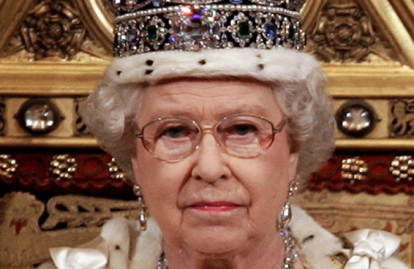 Queen in State Crown