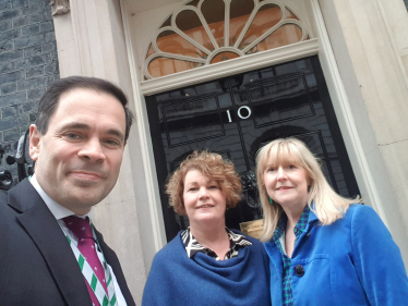 Robin joins founders at 10 Downing Street.
